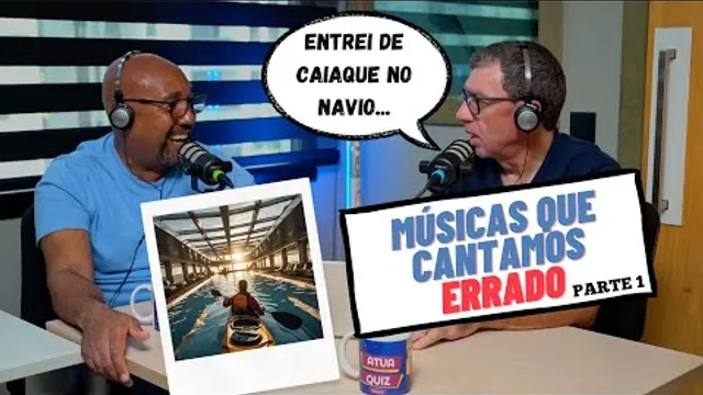 Vídeo: Atuaquiz podcast musical (Apresentador de Rádio ou Podcast)