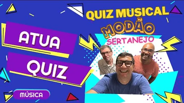 Vídeo: Atuaquiz podcast musical (Apresentador de Rádio ou Podcast)
