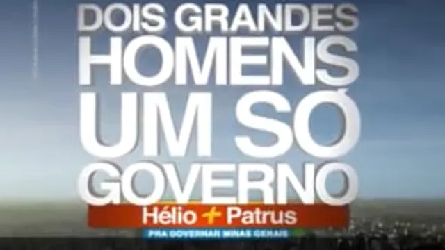 Vídeo: Programa Político Governo de Minas Gerais (Narração de Documentário ou Programa de TV)